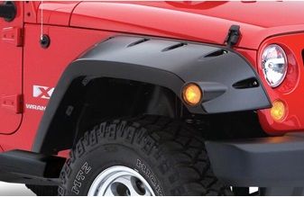 Jeep Wrangler Bushwacker Pocket-Style Front Fender Flares Set