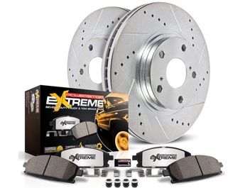 Powerstop Z36 Rear Rotor + Pad Upgrade Brake Kit Ram 1500