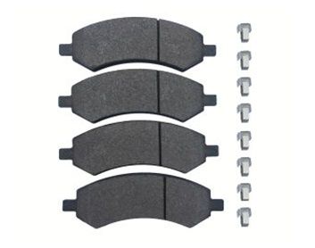 Dodge Ram Total Stopping Solutions Semi Metallic Front Disc Brake Pad Set