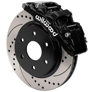 Wilwood AERO6-DM Ford F-150 Direct-Mount Front Brake Kit Black